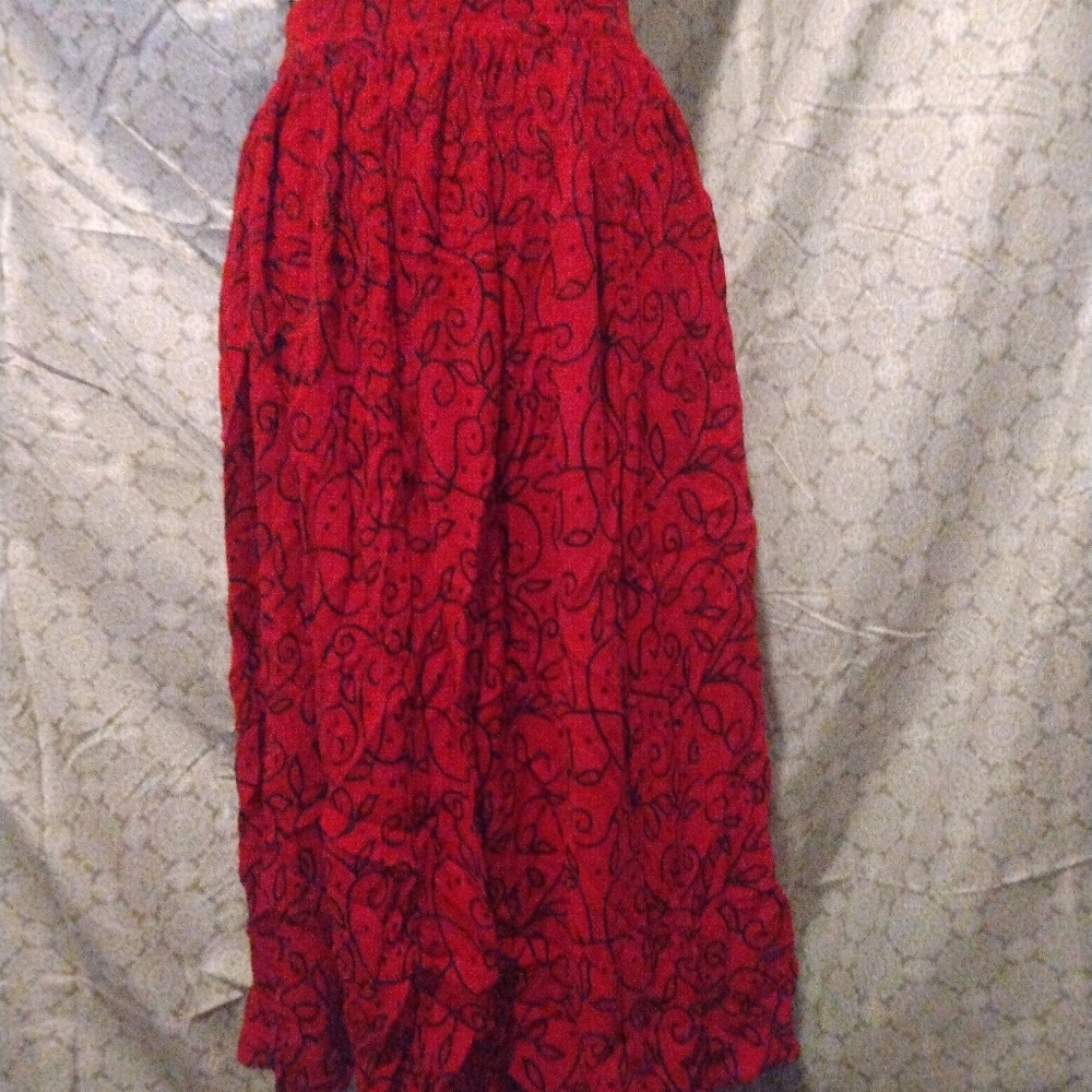 Red & Black Skirt